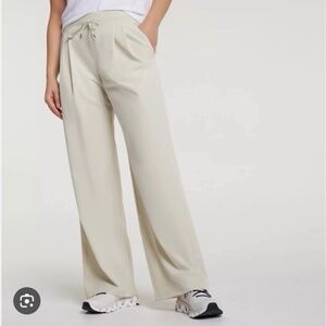 Wide Leg Cream Pants